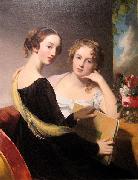 Thomas Sully Portrait of the Misses Mary and Emily McEuen Sweden oil painting artist